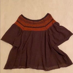 Free People Off the Shoulder Top